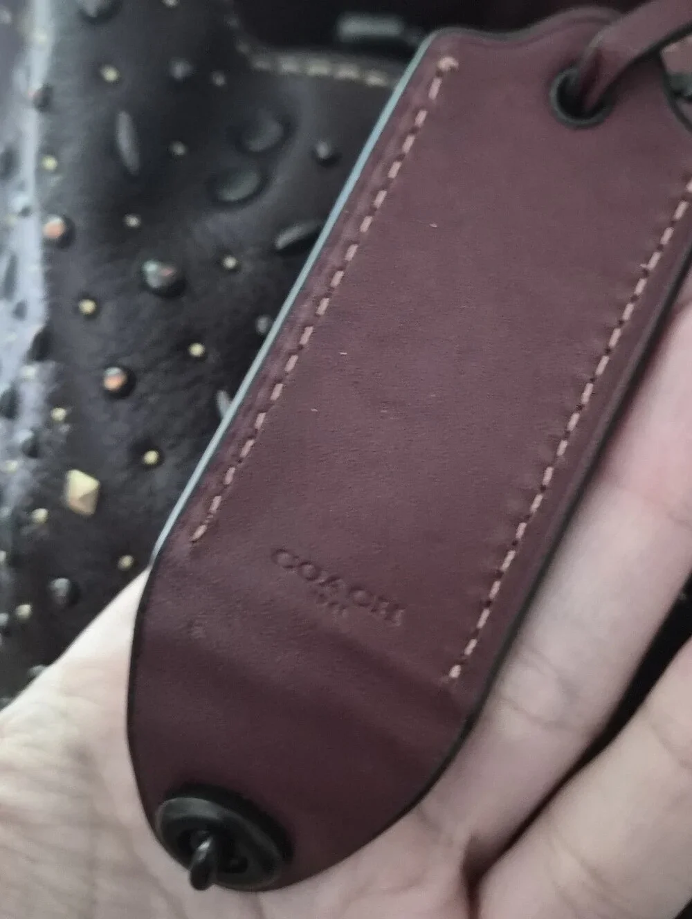Coach 1941 Rogue 30 Prairie Rivets in Oxblood